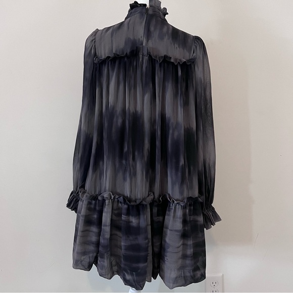 TOCCIN X RTR Retro Babydoll Tie-Dye Bubble Hem Ruffle Boho Dress |Size XS/S| - Picture 6 of 9